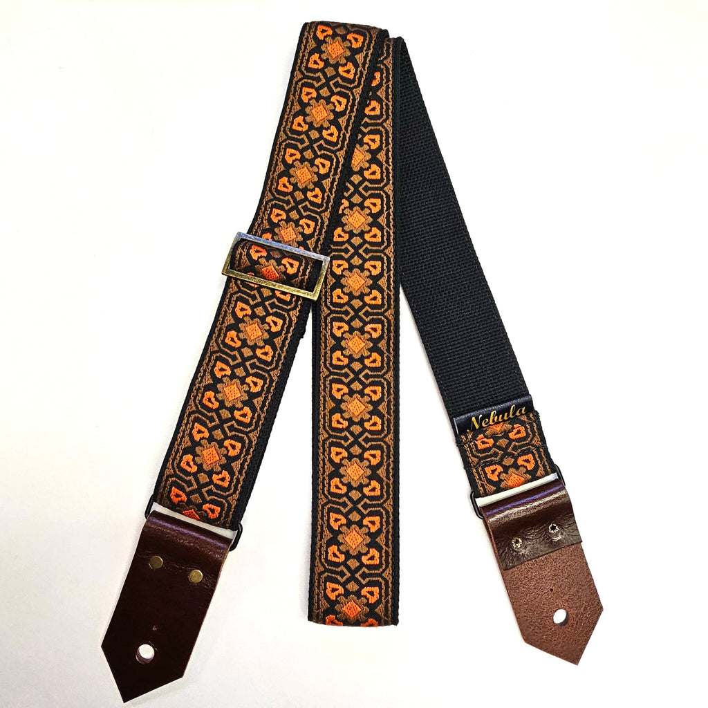 "Overlook" Guitar Strap - Cotton Backed