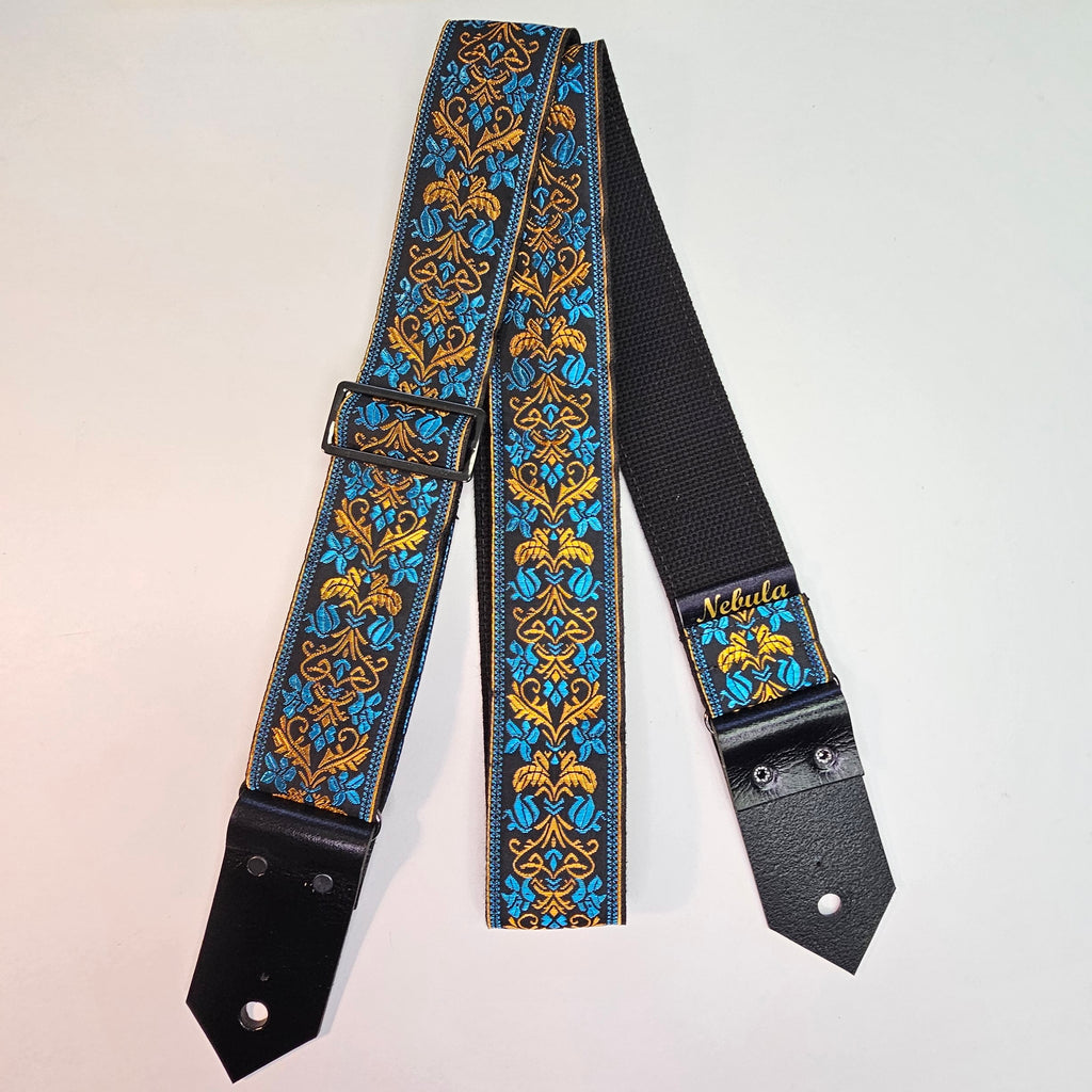 "Lapetus" Guitar Strap - Cotton Backing