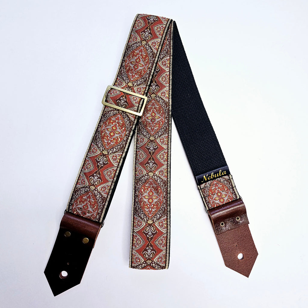 "Mars" Guitar Strap Cotton Backing