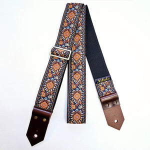 "Pleiades" Guitar Strap - Cotton Backing