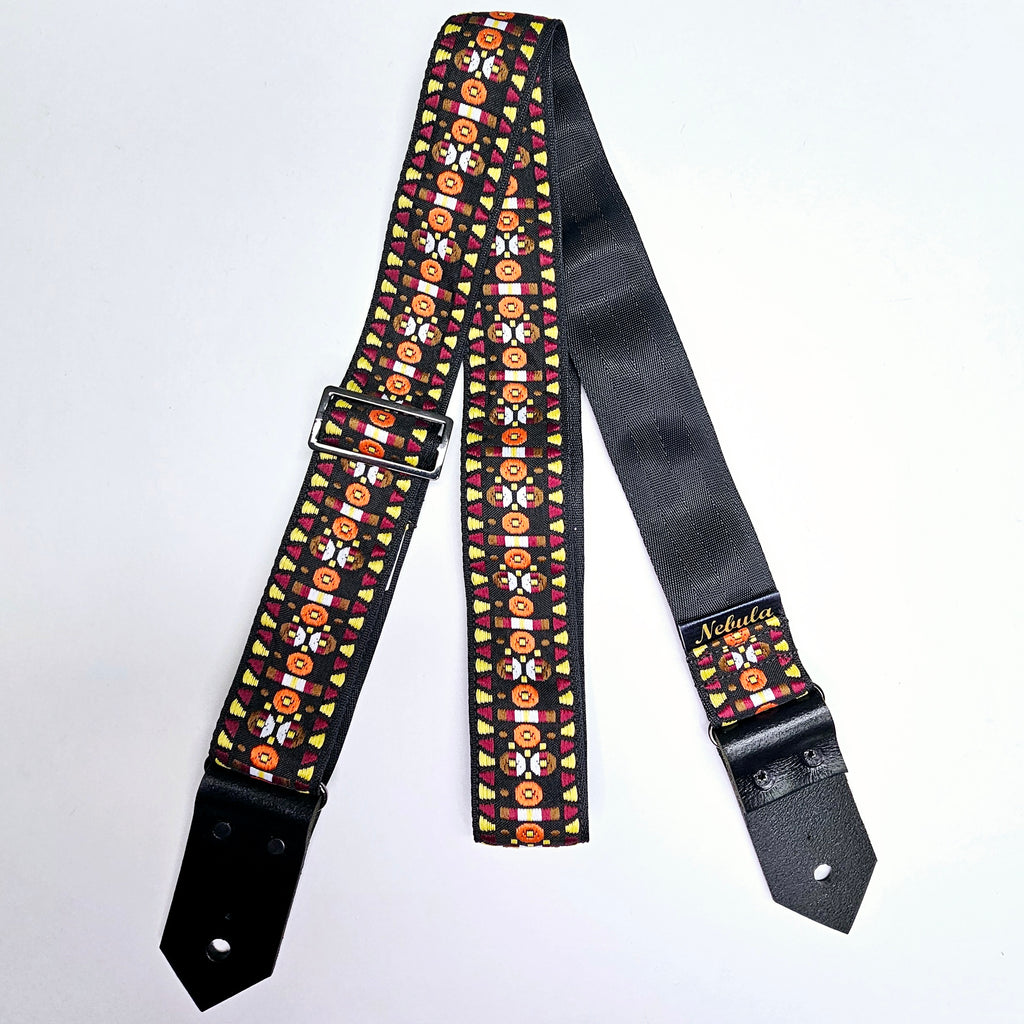 "Pike" Guitar Strap - Cotton Backed