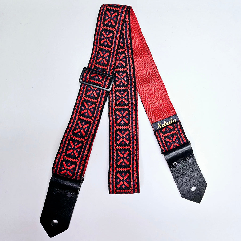 "Magnetar" Guitar Strap Cotton Backing