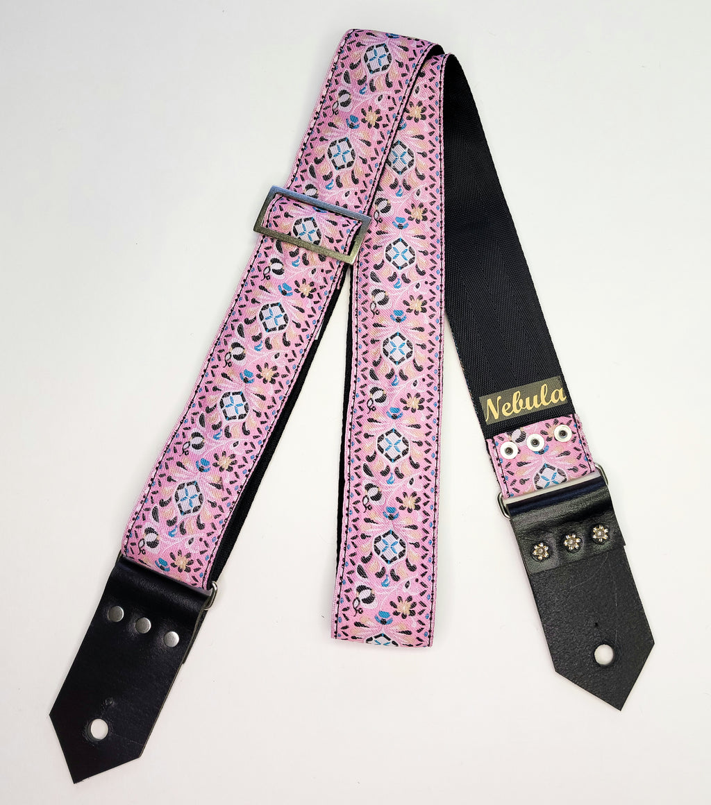 "Pink Pleiades" Guitar Strap