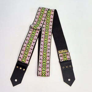 "Aphelion" Guitar Strap - Cotton backing