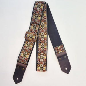 "Vega" Guitar Strap - Cotton Backed