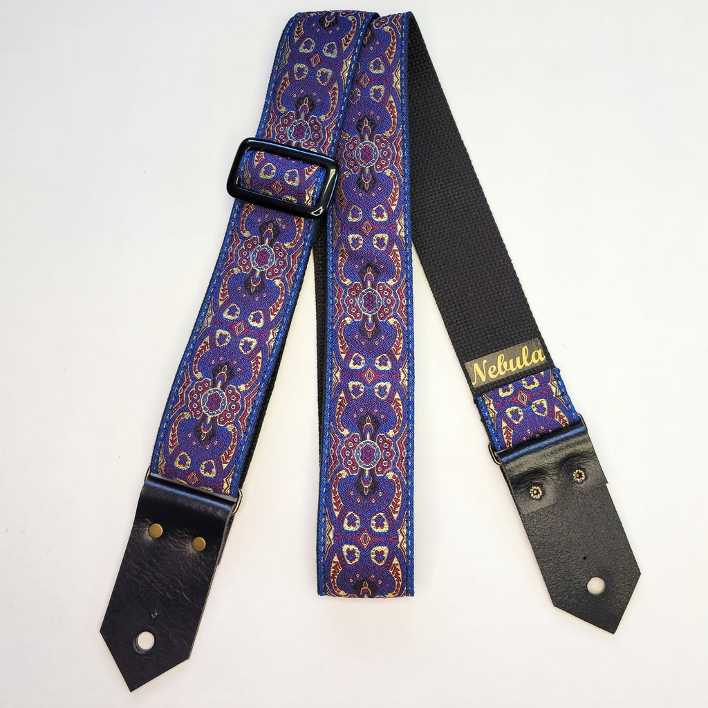 "Poseidon" 2" Cotton Backed Guitar Strap