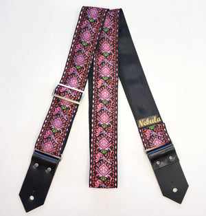 "Metallic Pink Pleiades" Guitar Strap