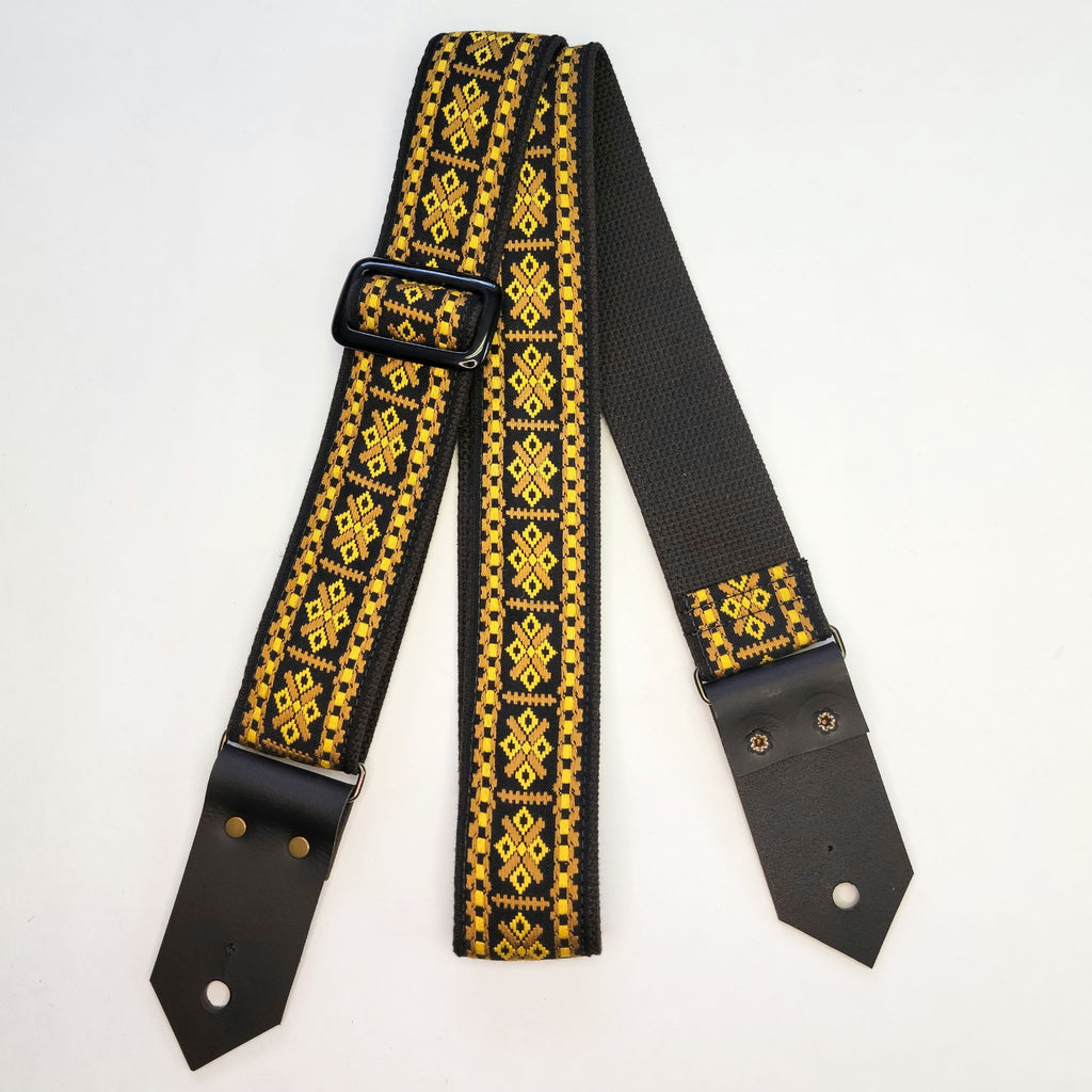 "Sirius" Guitar Strap - Cotton Backed